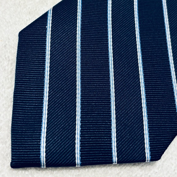 Jos. A. Bank Other - Jos. A. Bank Navy Tie with White Pinstripes